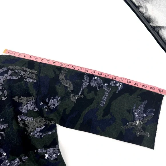 Zadig & Voltaire - NWT camo & sequin cardigan sweater - Picture 5 of 8